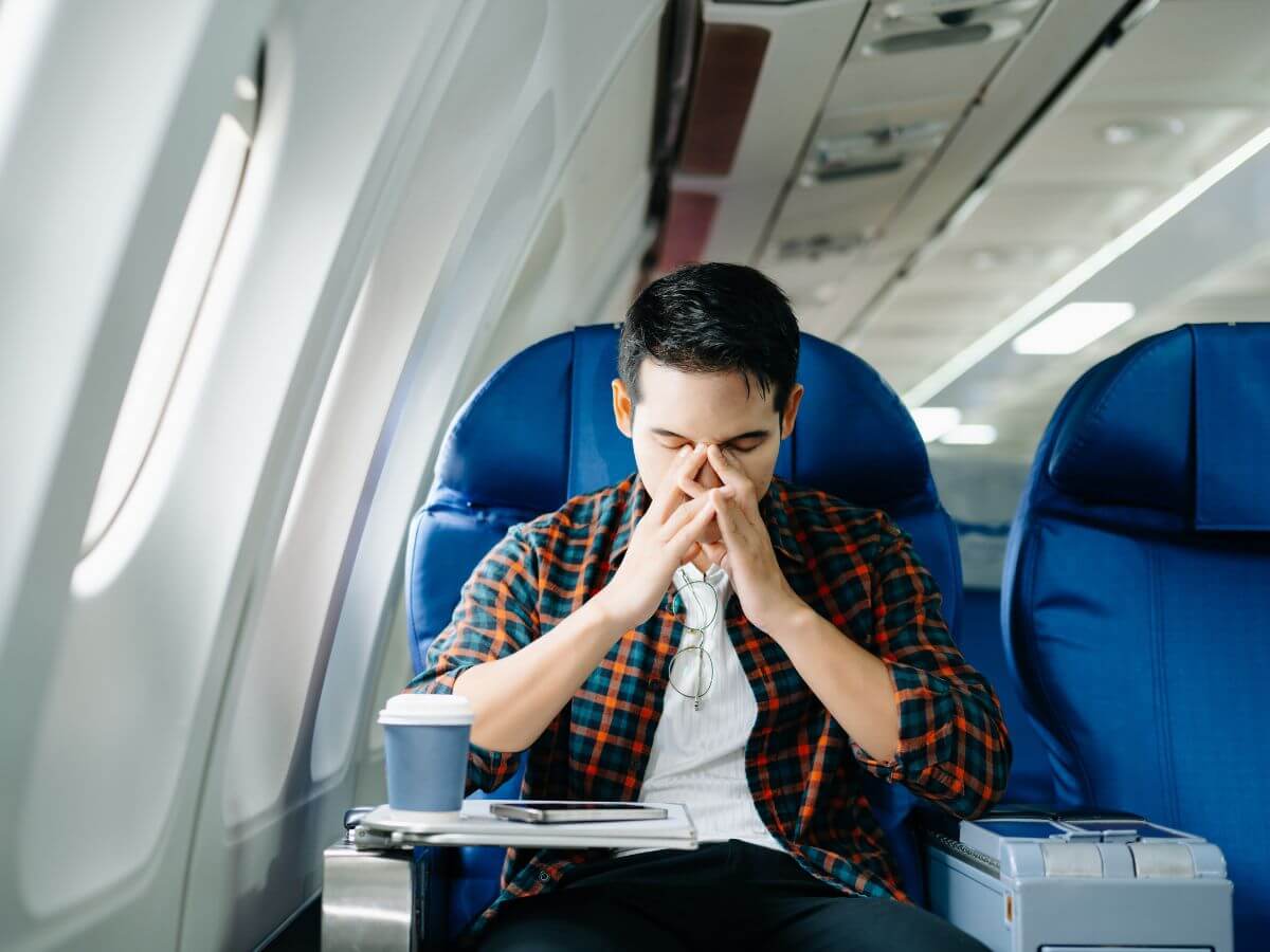 dormir en avión business class