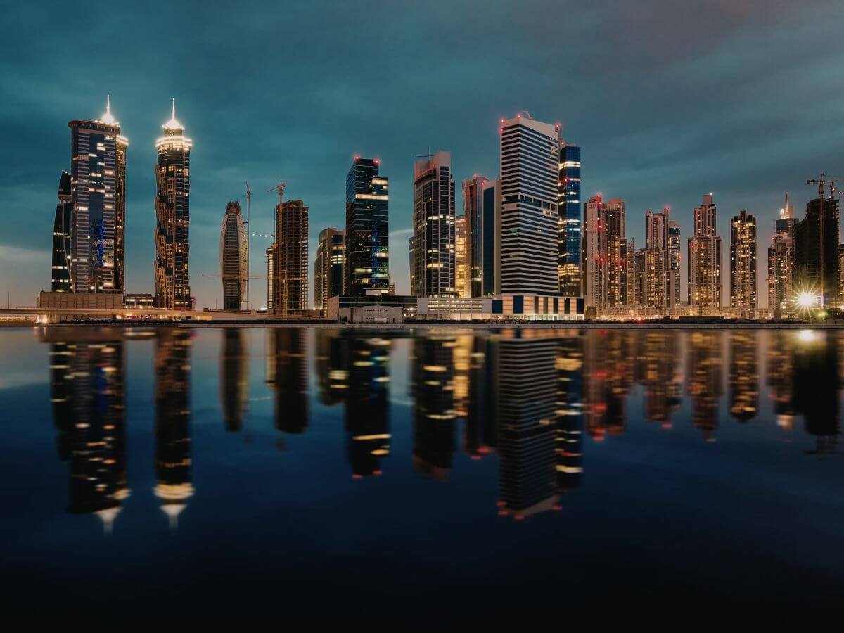 Dubai skyline lujo