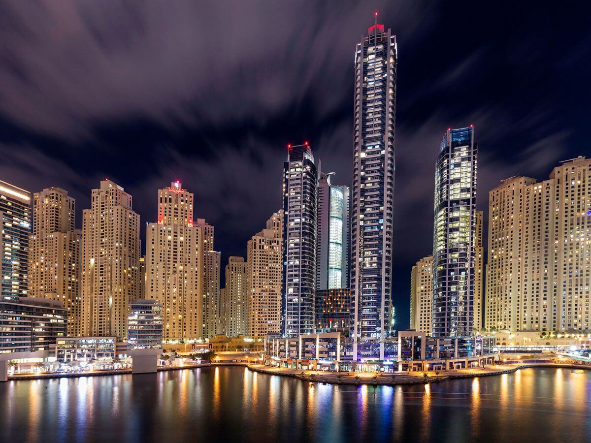 Dubai skyline lujo